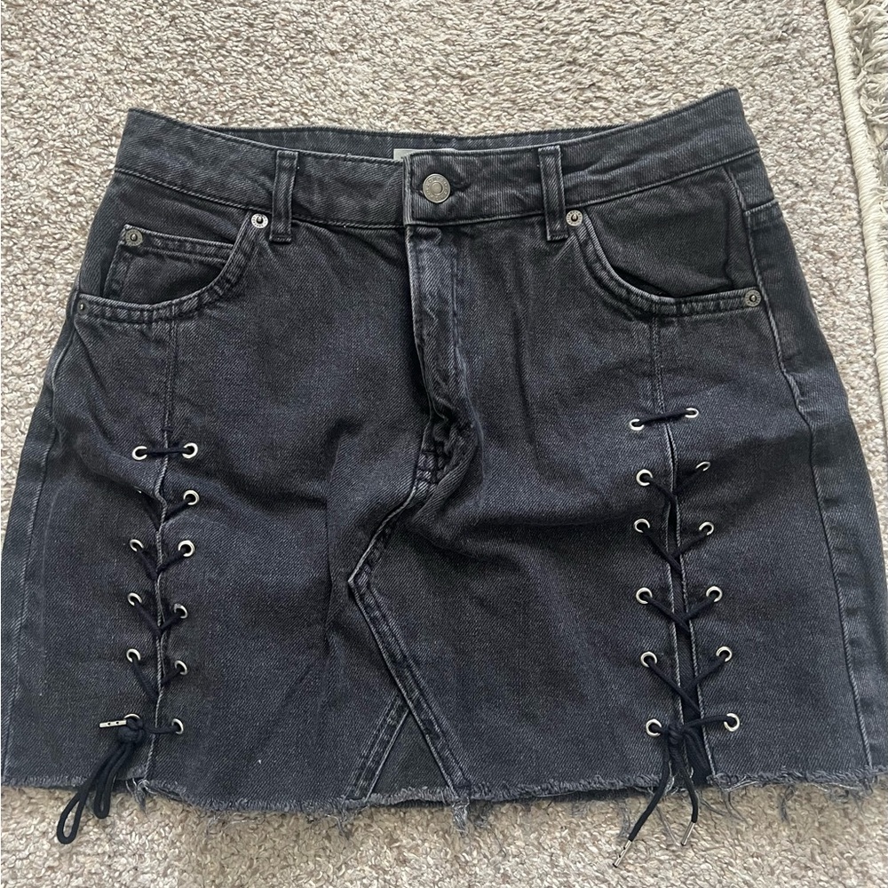 Topshop detailed skirt